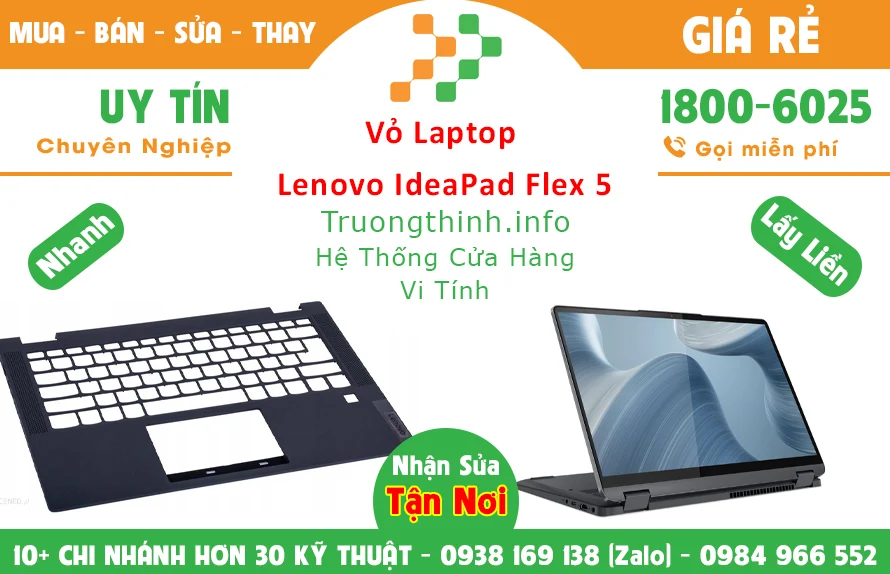 Thay Vỏ Laptop Lenovo Ideapad Flex 5 Thay Vỏ Laptop Lenovo Ideapad Flex 5