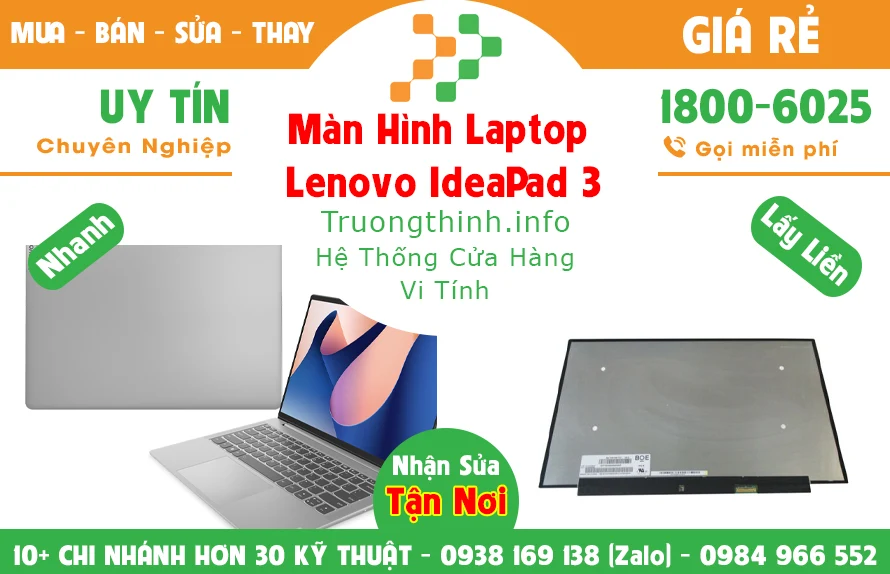 Màn Hình Laptop Lenovo Ideapad 3 Chính Hãng Giá Rẻ