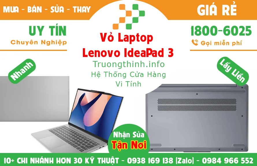 Thay Vỏ Laptop Lenovo Ideapad 3 Thay Vỏ Laptop Lenovo Ideapad 3