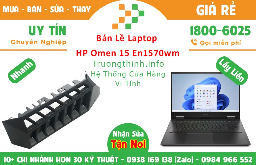 Thay Bản lề Laptop Hp Omen 15 En1570wm