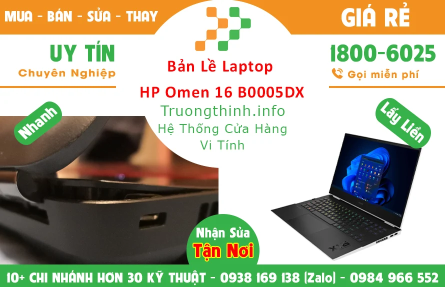 Thay Bản lề Laptop Hp Omen 16 B0005DX Thay Bản lề Laptop Hp Omen 16 B0005DX