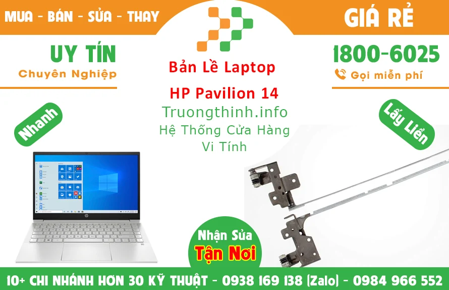 Thay Bản lề Laptop Hp Pavilion 14