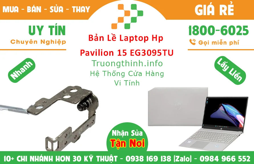 Thay Bản lề Laptop Hp Pavilion 15 EG3095TU Thay Bản lề Laptop Hp Pavilion 15 EG3095TU