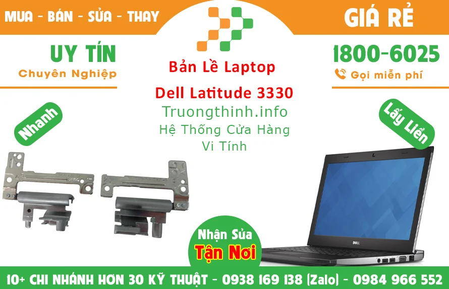 Thay Bản lề Laptop Dell latitude 3330 giá rẻ