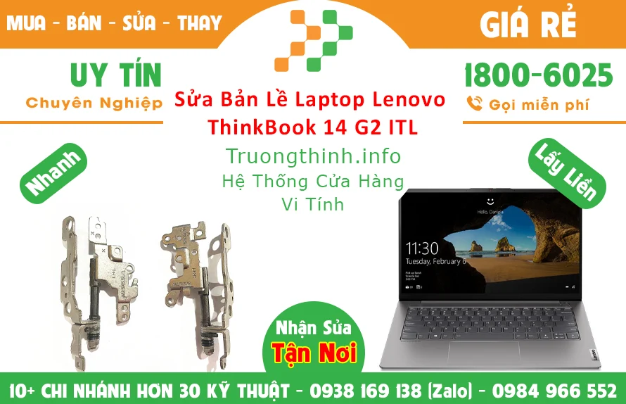 Thay Bản lề Laptop Lenovo ThinkBook 14 G2 ITL Thay Bản lề Laptop Lenovo ThinkBook 14 G2 ITL