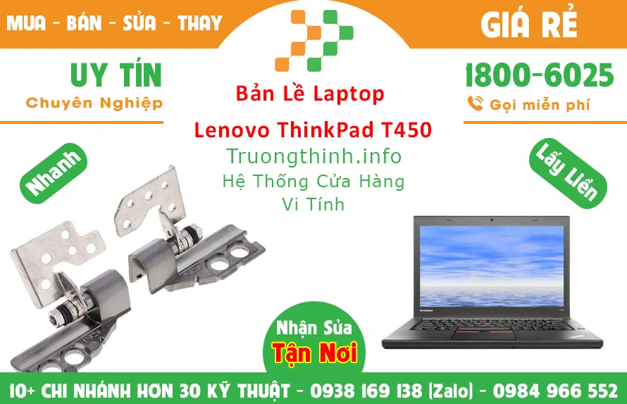 Thay Bản lề Laptop Lenovo ThinkPad T450