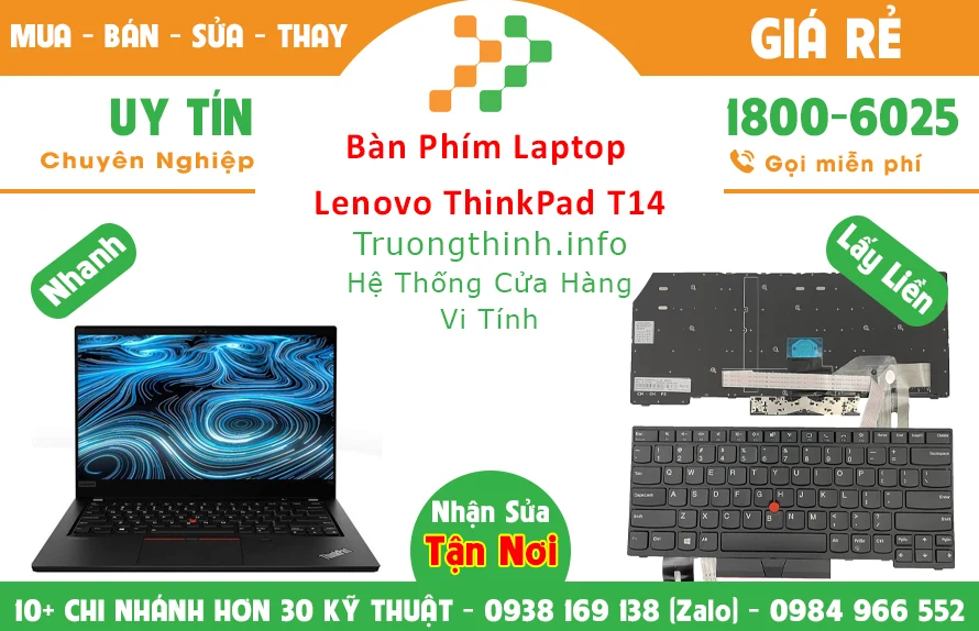 Bàn Phím Laptop Lenovo ThinkPad T14 Giá Rẻ Chính Hãng