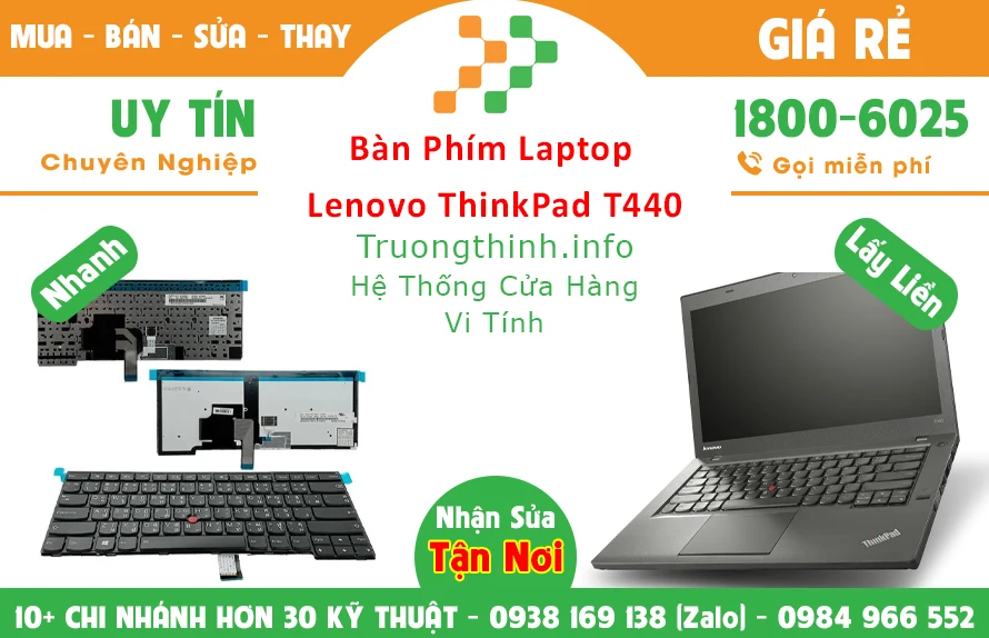 Bàn Phím Laptop Lenovo ThinkPad T440 Giá Rẻ Chính Hãng