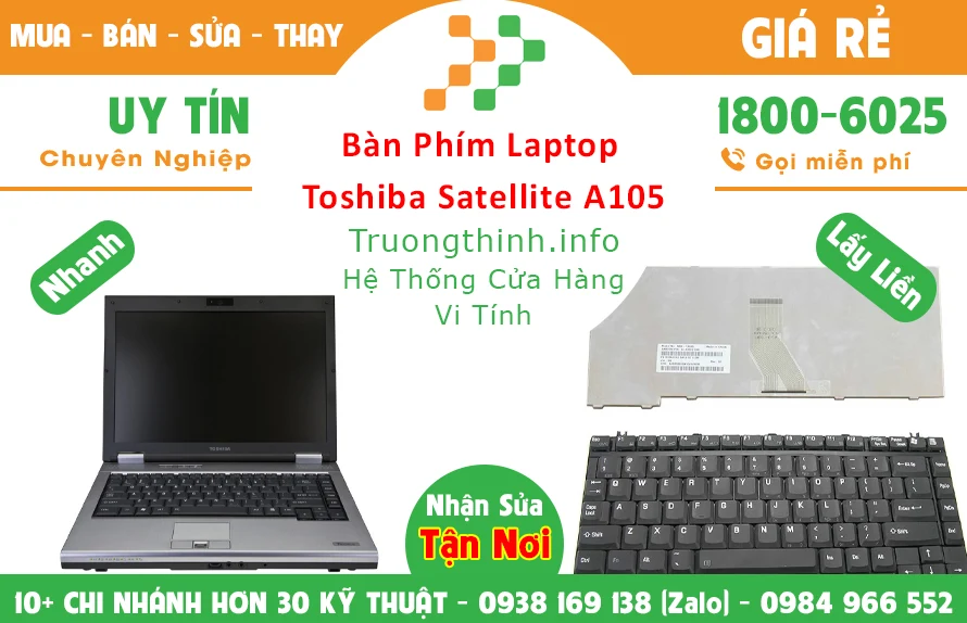 Tại sao nên sử dụng dịch vụ thay bàn phím laptop toshiba Trường Thịnh Group