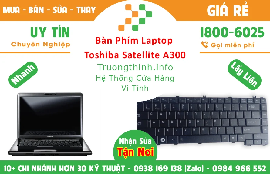 Tại sao nên sử dụng dịch vụ thay bàn phím laptop toshiba Trường Thịnh Group