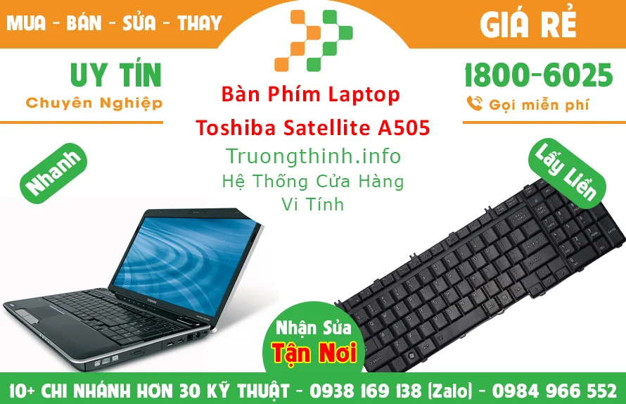 Tại sao nên sử dụng dịch vụ thay bàn phím laptop toshiba Trường Thịnh Group