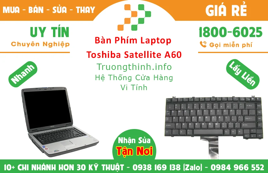 Tại sao nên sử dụng dịch vụ thay bàn phím laptop toshiba Trường Thịnh Group