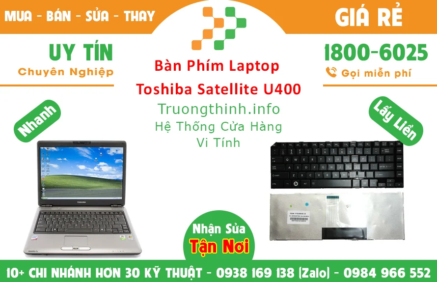 Tại sao nên sử dụng dịch vụ thay bàn phím laptop toshiba Trường Thịnh Group