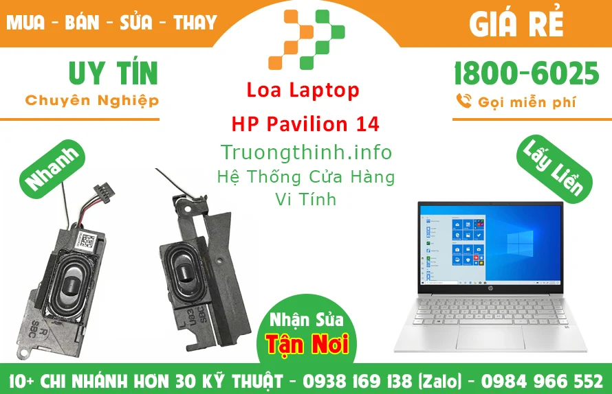 Thay Loa Laptop HP Pavilion 14