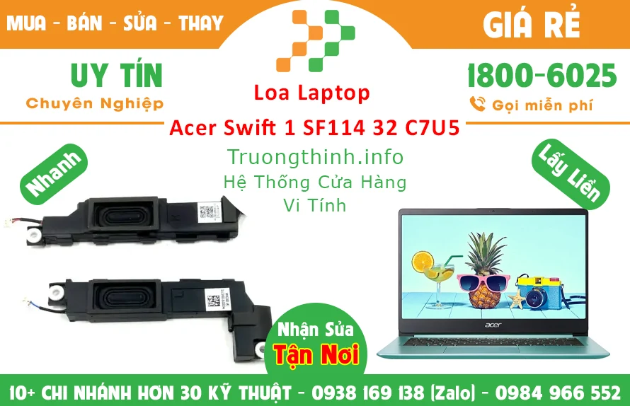Thay Loa Laptop Acer Swift 1 Sf114 32 C7U5