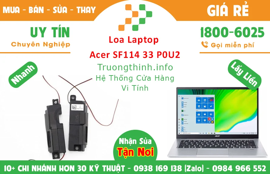 Thay Loa Laptop Acer Swift 1 SF114 33 P0U2
