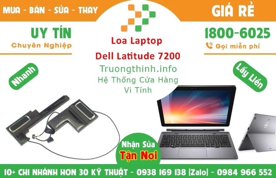 Thay Loa Laptop Dell Latitude 7200 Thay Loa Laptop Dell Latitude 7200