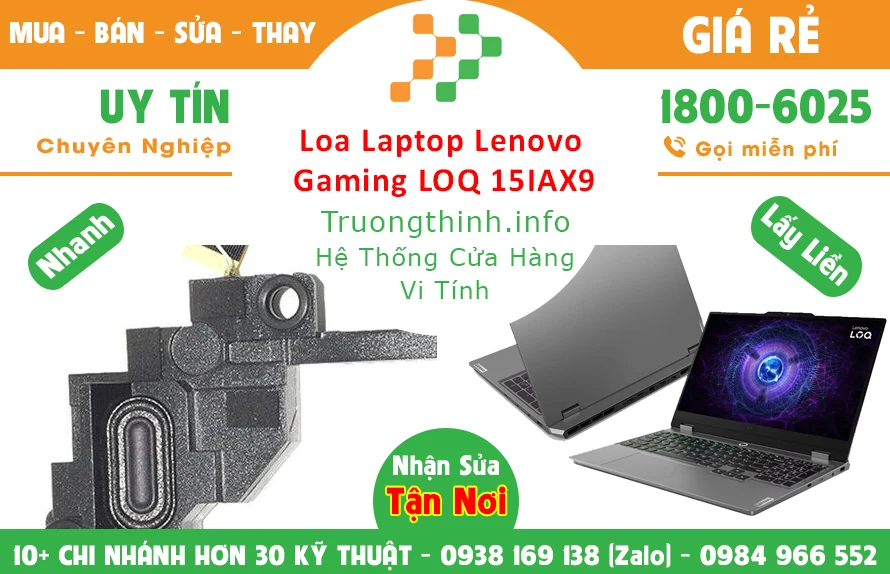Thay Loa Laptop Lenovo LOQ 15IAX9