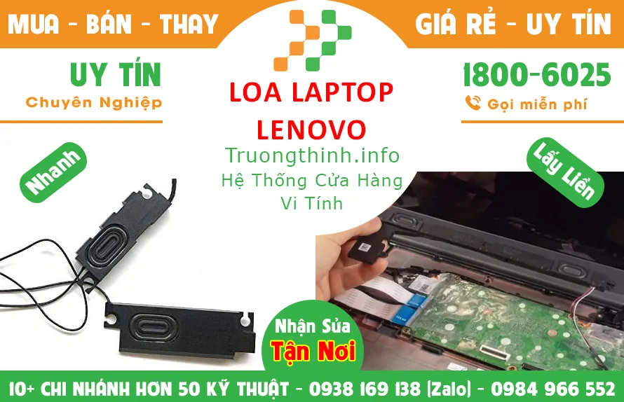 Địa Điểm Sửa Chữa Thay Loa Laptop Lenovo Giá Rẻ Uy Tín - Trung Tâm Tin Học TPHCM