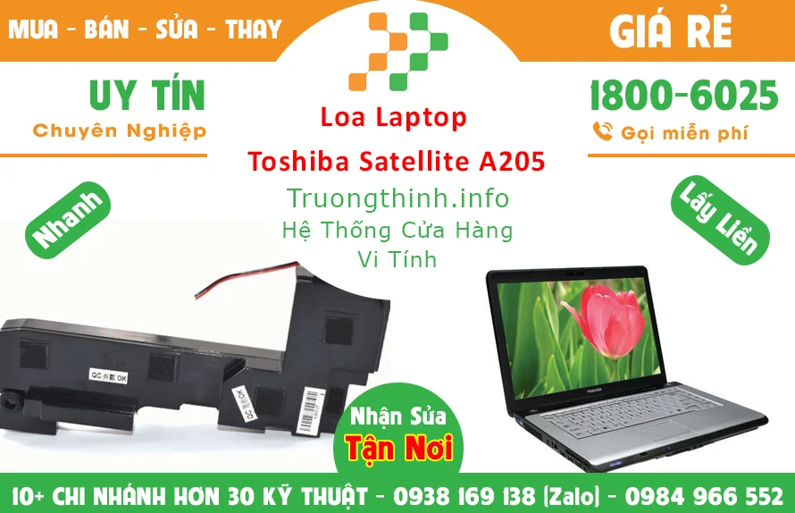 Loa Laptop Toshiba Satellite A205 Chính Hãng