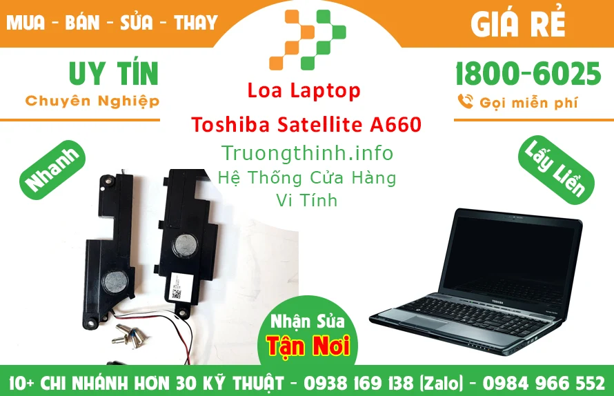 Loa Laptop Toshiba Satellite A660 Chính Hãng