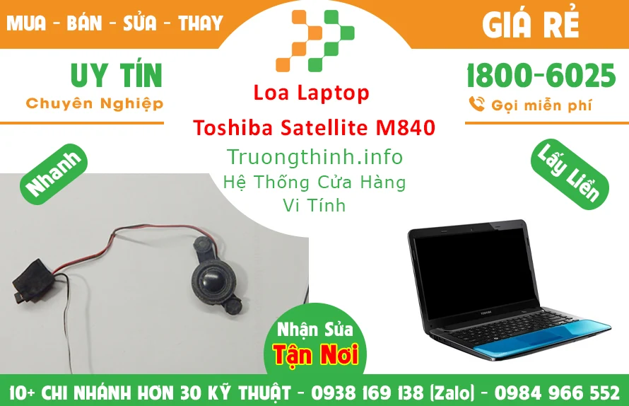 Loa Laptop Toshiba Satellite M840 Chính Hãng