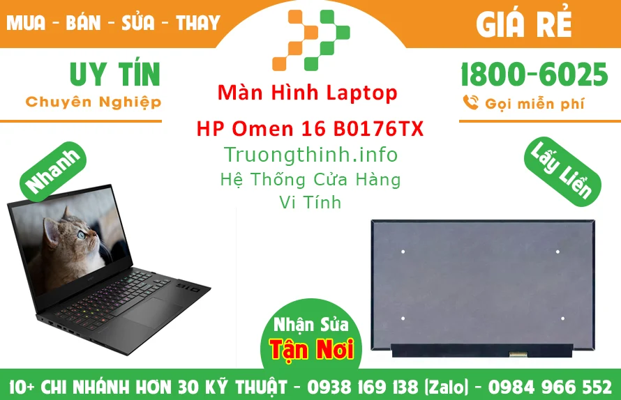 Màn Hình Laptop HP Omen 16 B0176TX Chính Hãng Giá Rẻ Màn Hình Laptop HP Omen 16 B0176TX Chính Hãng Giá Rẻ