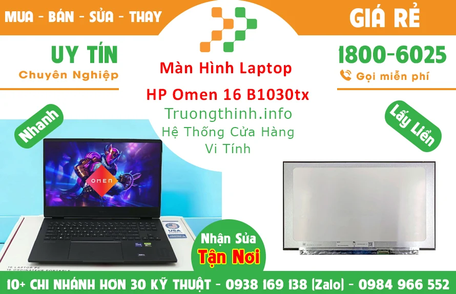 Màn Hình Laptop HP Omen 16 B1030tx Chính Hãng Giá Rẻ Màn Hình Laptop HP Omen 16 B1030tx Chính Hãng Giá Rẻ
