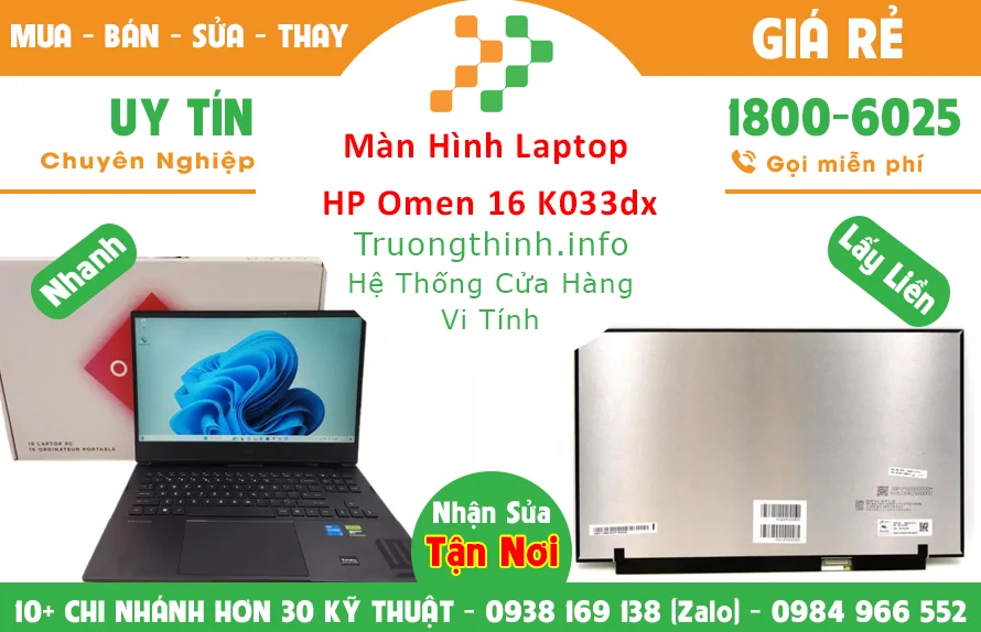 Màn Hình Laptop HP Omen 16 K0033dx Chính Hãng Giá Rẻ Màn Hình Laptop HP Omen 16 K0033dx Chính Hãng Giá Rẻ