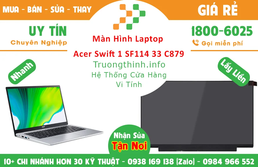 Màn Hình Laptop Acer Swift 1 SF114 33 C879 Chính Hãng Giá Rẻ