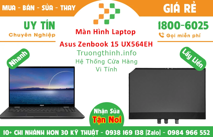 Màn Hình Laptop Asus Zenbook 15 UX564EH Chính Hãng