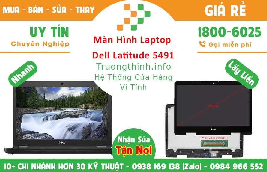 Màn Hình Laptop Dell Latitude 5491 Chính Hãng Giá Rẻ