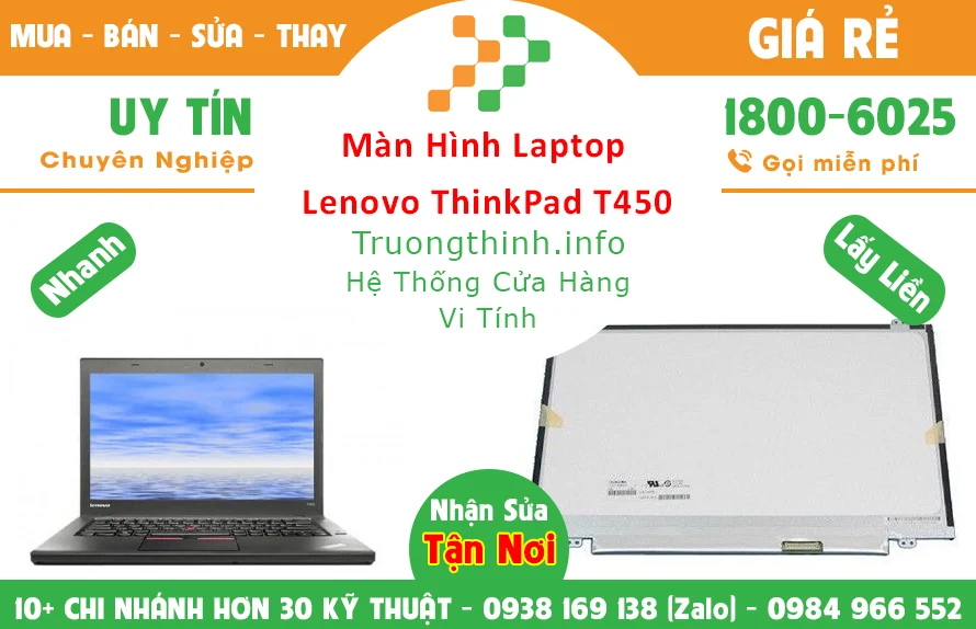 Màn Hình Laptop Lenovo ThinkPad T450 Chính Hãng Giá Rẻ