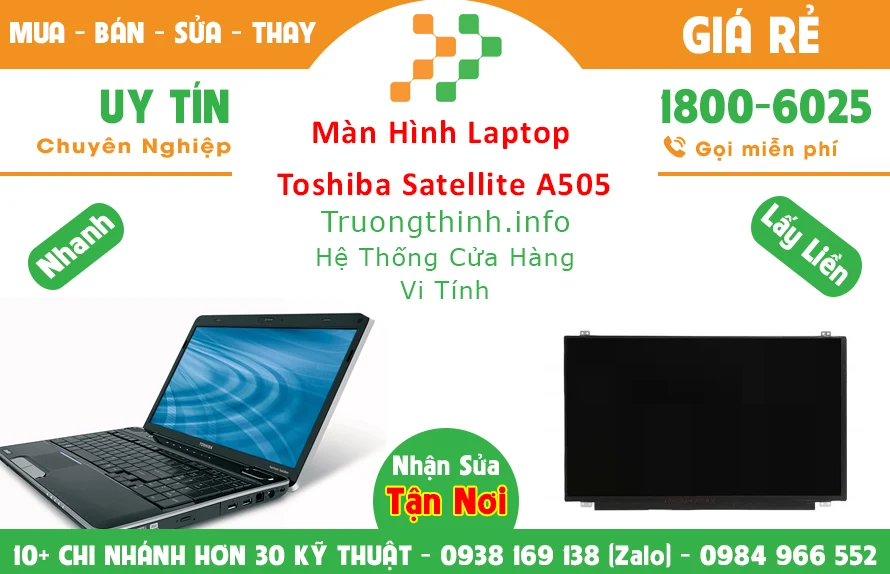 Màn Hình Laptop Toshiba Satellite A505 Chính Hãng