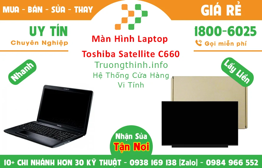 Màn Hình Laptop Toshiba Satellite C660 Chính Hãng Màn Hình Laptop Toshiba Satellite C660 Chính Hãng