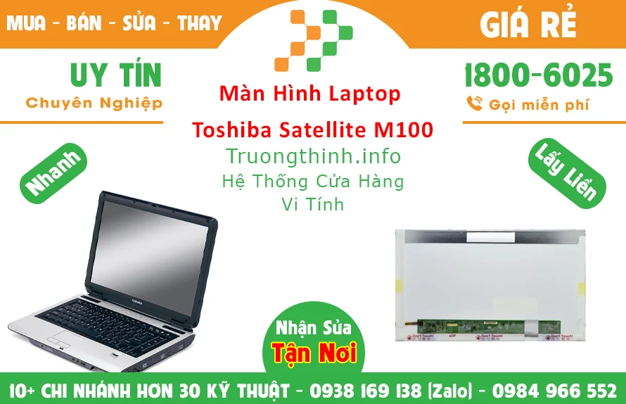 Màn Hình Laptop Toshiba Satellite M100 Chính Hãng Màn Hình Laptop Toshiba Satellite M100 Chính Hãng