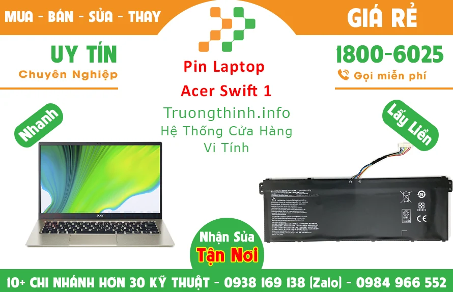 Thay Pin Laptop Acer Swift 1