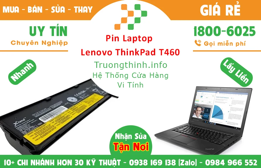 Thay Pin Laptop Lenovo ThinkPad T460 Chính Hãng Giá Rẻ Thay Pin Laptop Lenovo ThinkPad T460 Chính Hãng Giá Rẻ