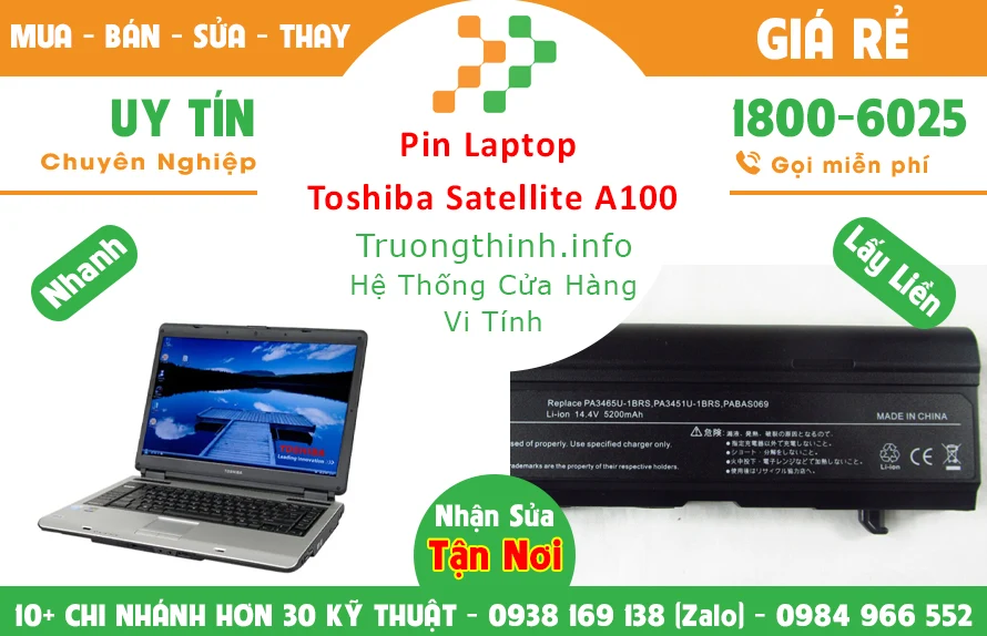 Pin Laptop Toshiba Zenbook 14 ux450 Chính Hãng