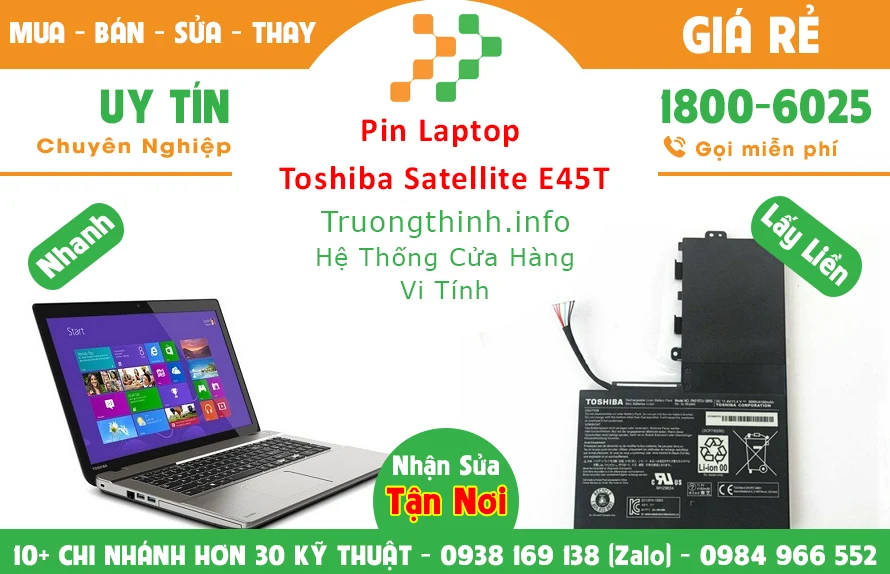 Pin Laptop Toshiba Zenbook 14 ux450 Chính Hãng