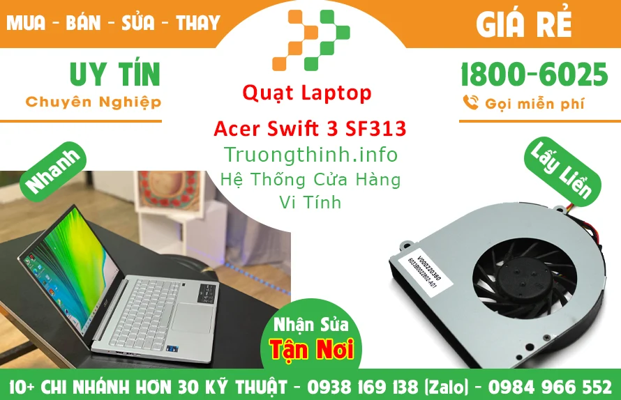 Thay Quạt Laptop Acer Swift 3 SF315