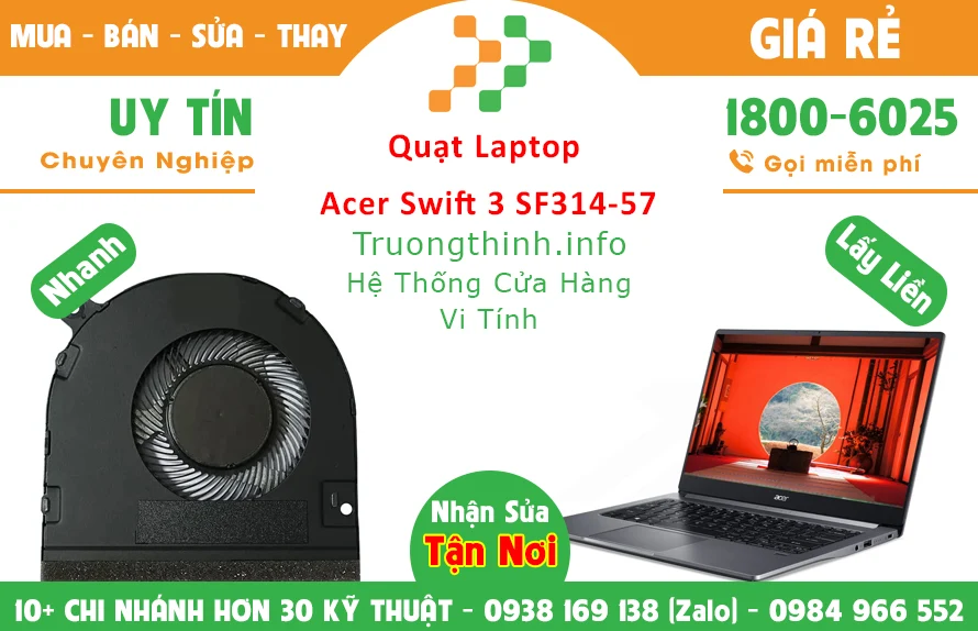 Thay Quạt Laptop Acer Swift 3 SF314-57