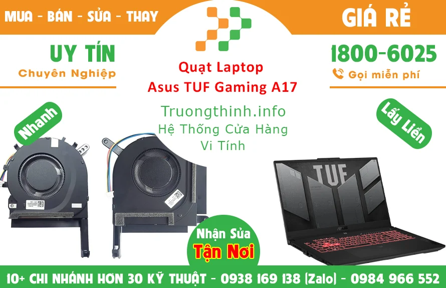 Quạt Laptop Asus Tuf Gaming A17 Chính Hãng Giá Rẻ Quạt Laptop Asus Tuf Gaming A17 Chính Hãng Giá Rẻ