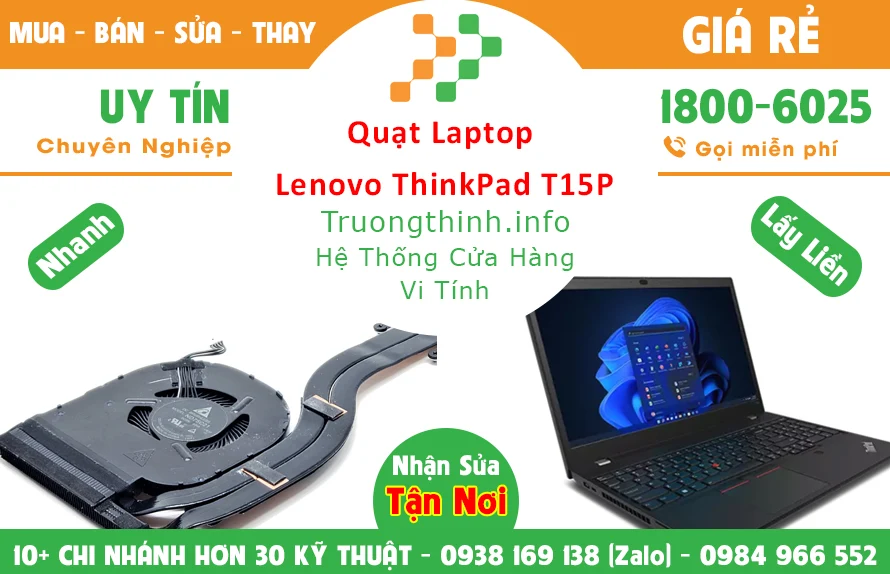 Thay Quạt Laptop Lenovo ThinkPad T15P