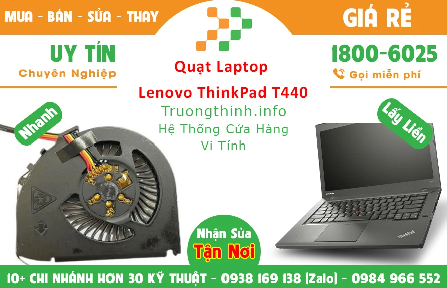 Thay Quạt Laptop Lenovo ThinkPad T440