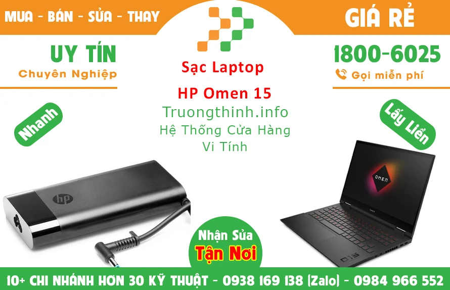Sạc Laptop HP Omen 15 Chính Hãng Giá Rẻ Sạc Laptop HP Omen 15 Chính Hãng Giá Rẻ