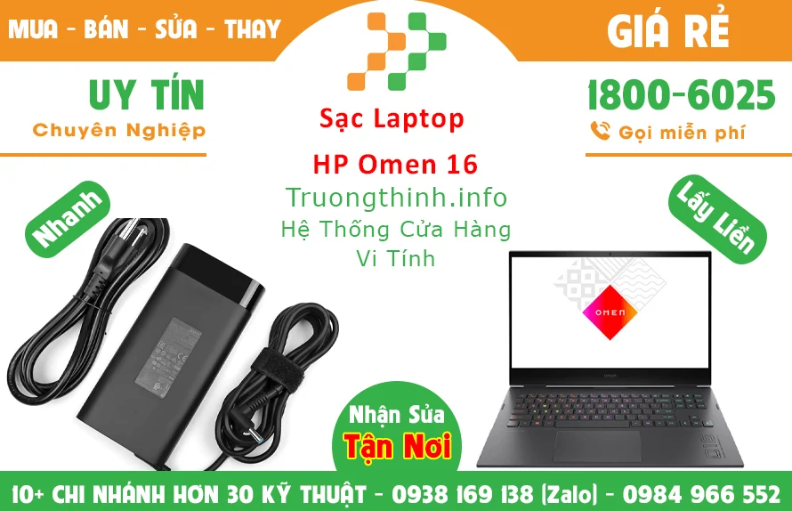 Sạc Laptop HP Omen 16 Chính Hãng Giá Rẻ Sạc Laptop HP Omen 16 Chính Hãng Giá Rẻ