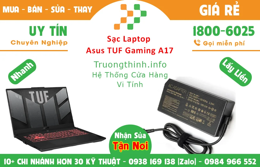 Sạc Laptop Asus Tuf Gaming A17 Chính hãng Sạc Laptop Asus Tuf Gaming A17 Chính hãng
