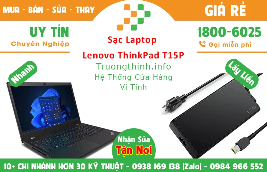 Sạc Laptop Lenovo ThinkPad T15P Chính Hãng Giá Rẻ Sạc Laptop Lenovo ThinkPad T15P Chính Hãng Giá Rẻ