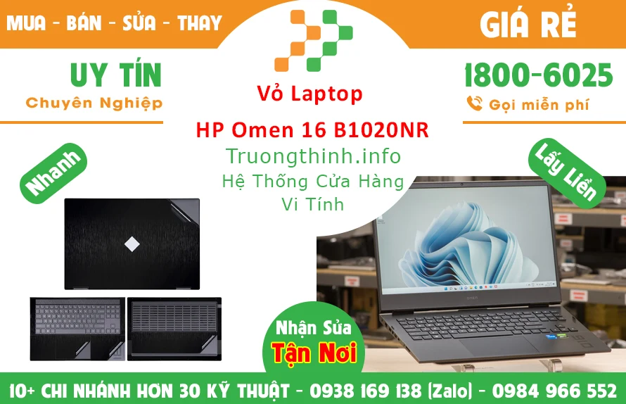 Thay Vỏ Laptop HP Omen 16 B1020NR
